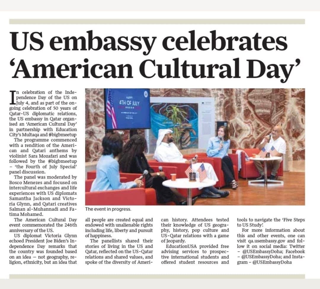 US embassy celebrates ‘American Cultural Day’