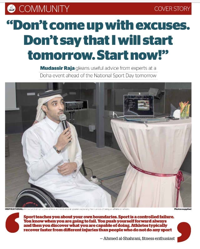 Don't come up with excuses. Don't say that I will start tomorrow. Start now!