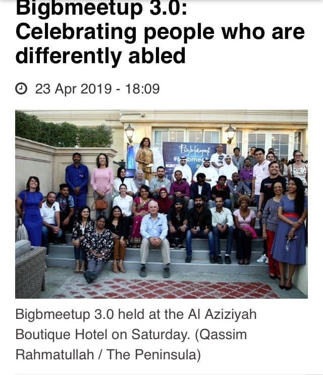 Bigbmeetup 3.0: Celebrating people who are differently abled