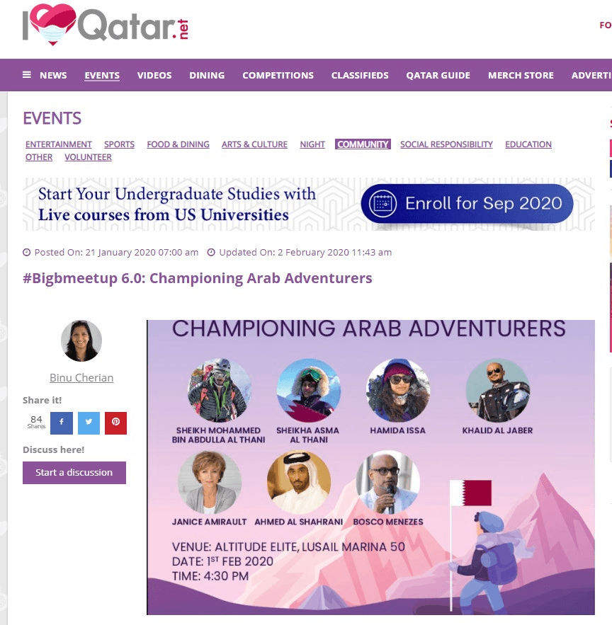 #Bigbmeetup 6.0: Championing Arab Adventurers